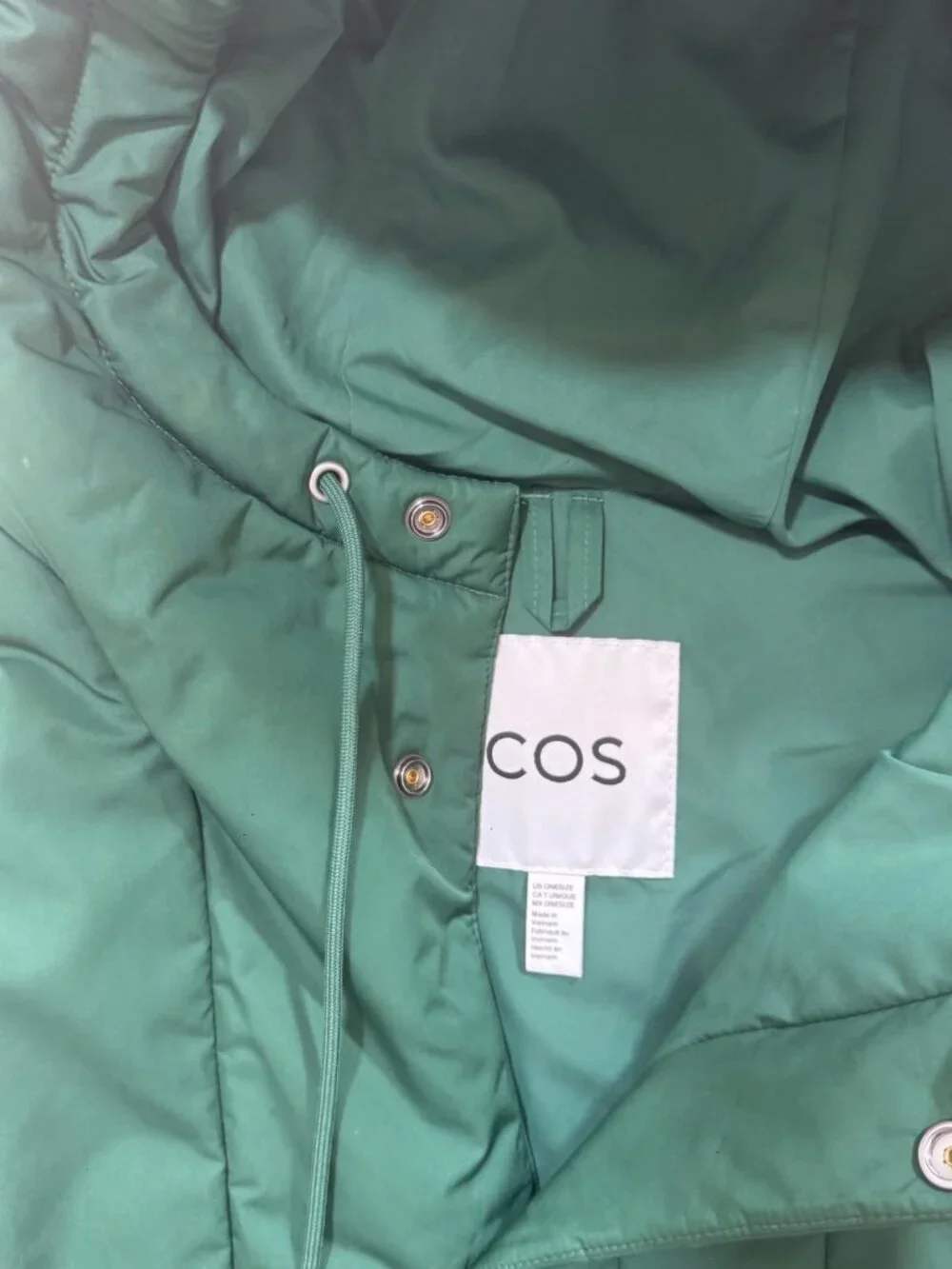 COS sleeveless padded
